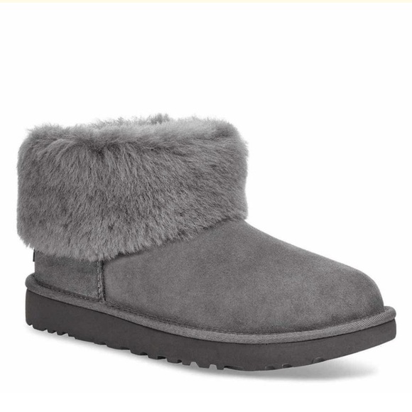 UGG classic mini fluff genuine shearling boot - Picture 6 of 6